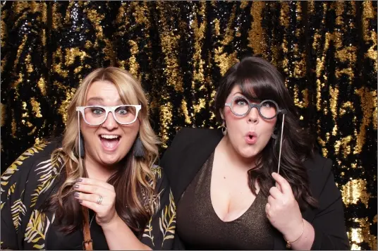 Black and gold magic sequin backdrop